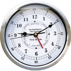 Tide and Time Clock Stainless Steel 205mm